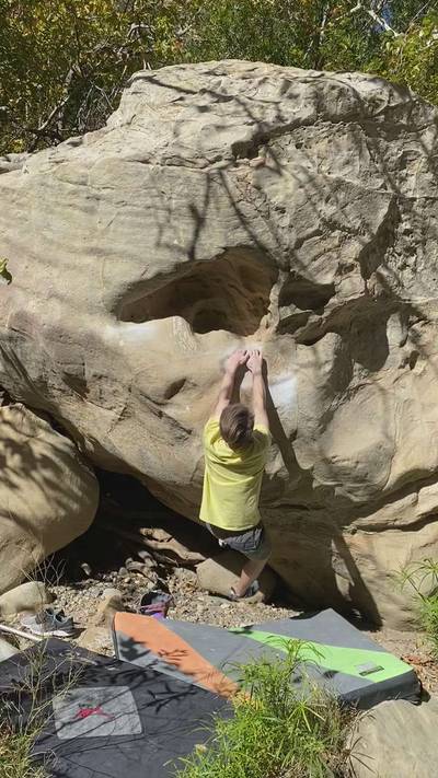 Leah v8, Malibu - Beta Video from peterclimbs
