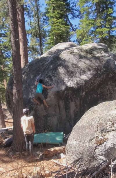 Camel Toe v9, Lake Tahoe - Beta Video from lucky.rockclimbing