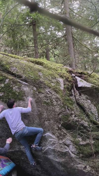 Wafer Thin v5, Squamish - Beta Video from mattfischerclimbs