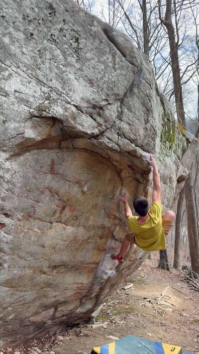 Half Moon Tilt v8, New River Gorge - Beta Video from TroyFauteux