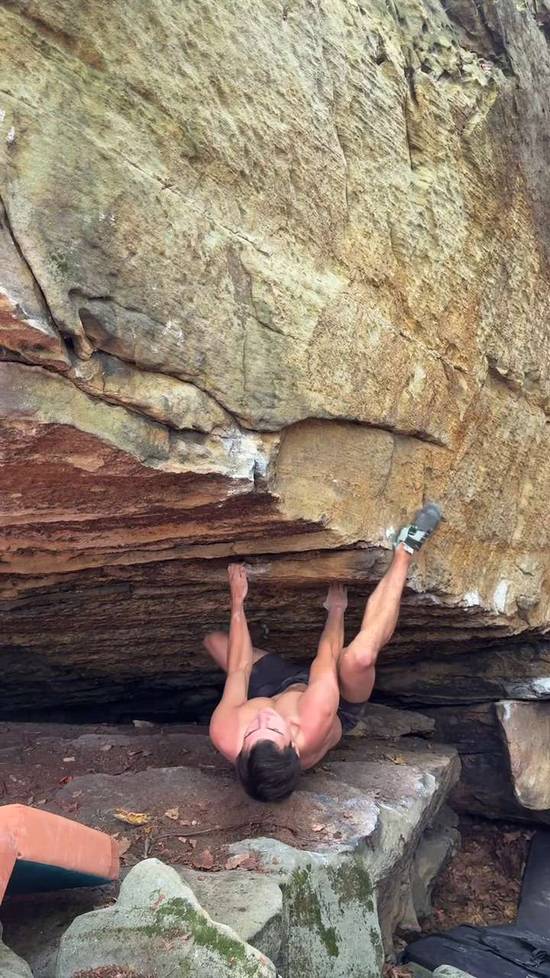 Anaphylactic Arête v7, Coopers Rock - Beta Video from gthompson33