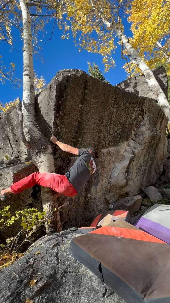 Tree Straddler v4, Little Cottonwood Canyon - Beta Video from prestond