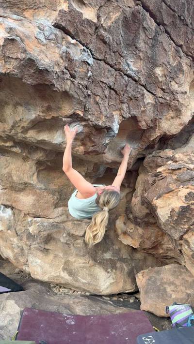 Perverse v4, Hueco Tanks - Beta Video from boulderbod_