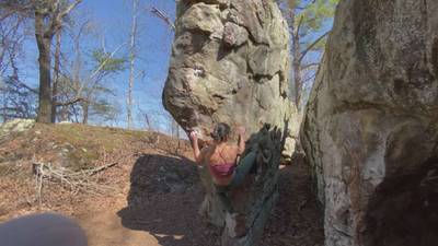 Buzzard v3, Hospital Boulders - Beta Video from WahineClimbs