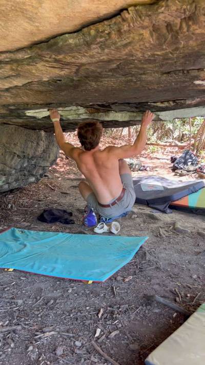 Thomas Pinch-Ons v6, New River Gorge - Beta Video from LargeChungus