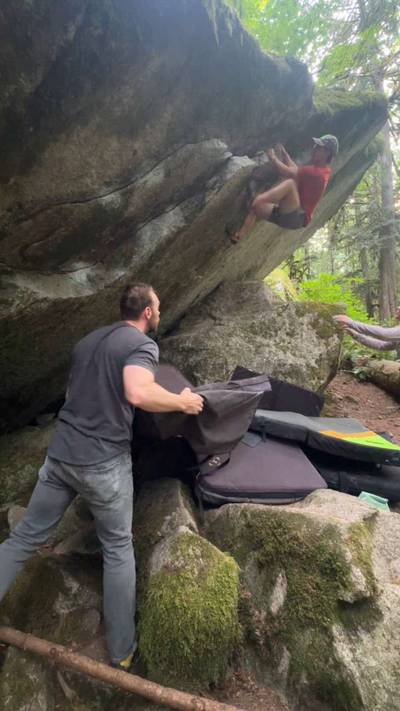 Lost World Overhang v2, Squamish - Beta Video from v3crusher
