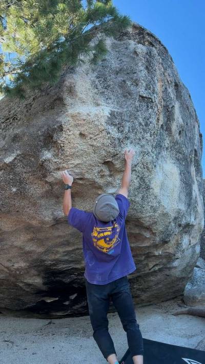Trailside Arete v6, Black Mountain - Beta Video from Pebble_Ascender