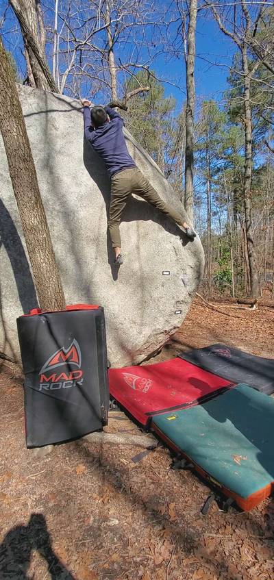 Sourwood Arete v3, Boat Rock - Beta Video from Chuffsthefur