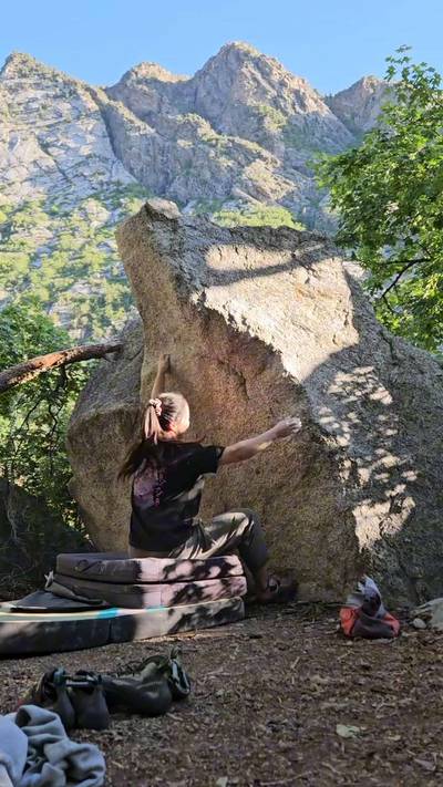 Shorty v1, Little Cottonwood Canyon - Beta Video from stephher