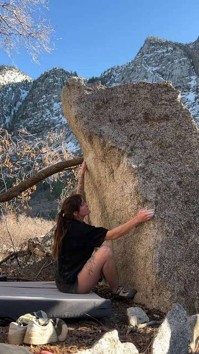Shorty v1, Little Cottonwood Canyon - Beta Video from CathyG