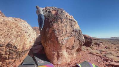 Put Your Shoes On Arete v3, Red Rock - Beta Video from coolassstephen