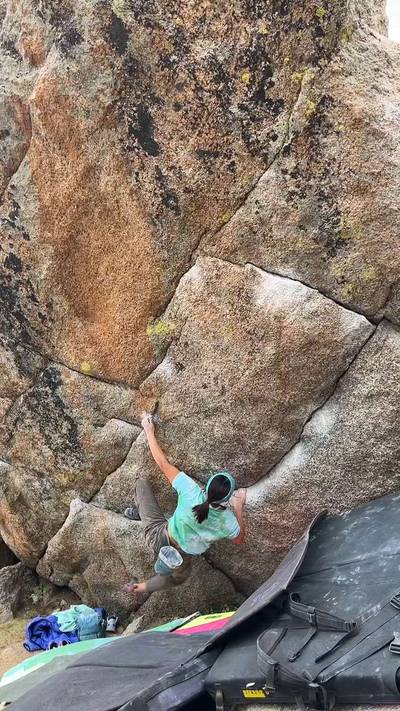 Chalk on Rock v8, Lincoln Lake - Beta Video from Cauli