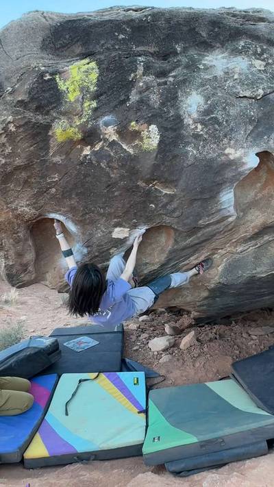 The Ugly Duckling v6, Moe's Valley - Beta Video from pearclimbs