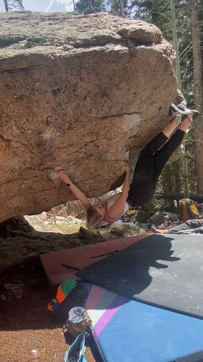 Mini Dagger Left v6, Rocky Mountain National Park - Beta Video from kristentanguay