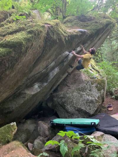 Lost World Overhang v2, Squamish - Beta Video from Pjdaley