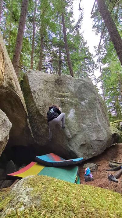Ten Miles Back v4, Squamish - Beta Video from Cheycheystirfry