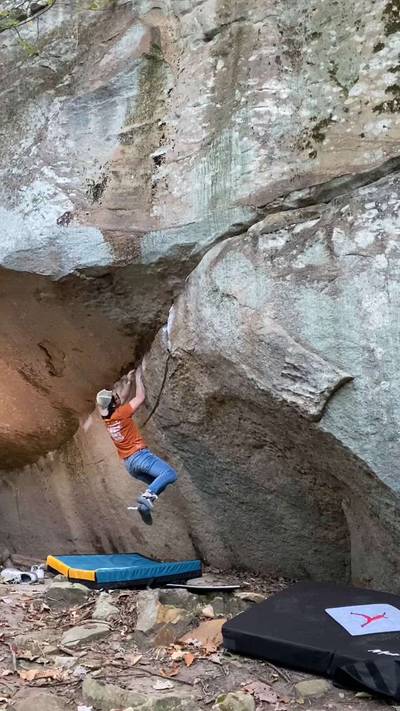 Midway v7, Stone Fort - Beta Video from just.jason.climbing