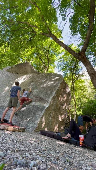 Jack's Slab v2, Little Cottonwood Canyon - Beta Video from TheWildAdalayde