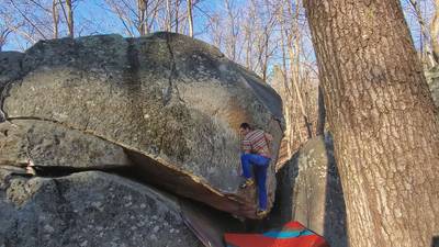 Blue v6, Rocktown - Beta Video from luke.the.nuke
