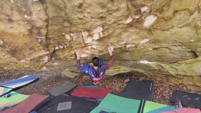 Sherman Roof Traverse v9, Rocktown - Beta Video from luke.the.nuke