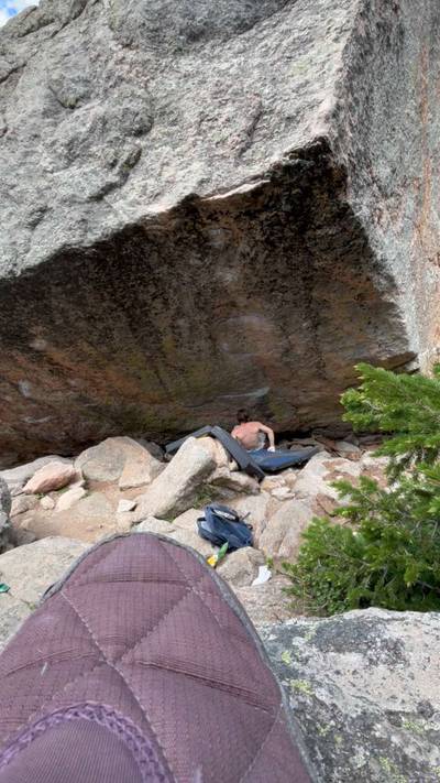 No More Greener Grasses v12, Mt. Blue Sky - Beta Video from ActiveClimber
