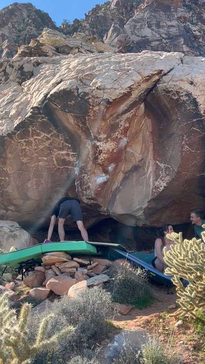The Sting v4, Red Rock - Beta Video from routesetter