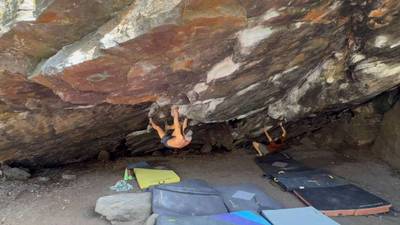 Schist Cave v10, Leavenworth - Beta Video from TBrannen