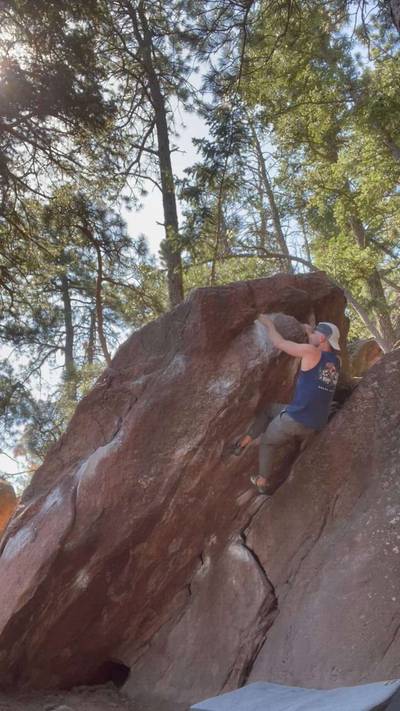 That Flakes It Direct v4, Flagstaff Mountain, CO - Beta Video from ClimbingCullen
