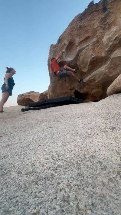 False Hueco v1, Joshua Tree - Beta Video from wallflailer
