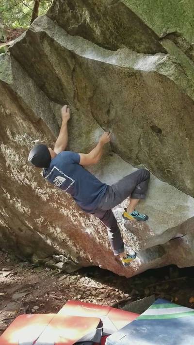 Missing Reaction v6, Squamish - Beta Video from drjeffclimbs