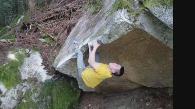 Ramen Raw v7, Squamish - Beta Video from drjeffclimbs