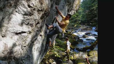 Whispering Waters v6, Squamish - Beta Video from drjeffclimbs