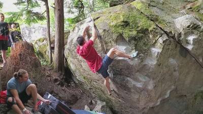 Minor Threat v6, Squamish - Beta Video from drjeffclimbs