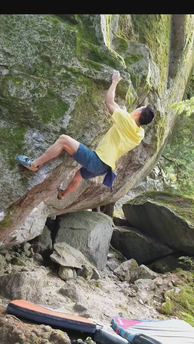 King for a Day v5, Squamish - Beta Video from drjeffclimbs