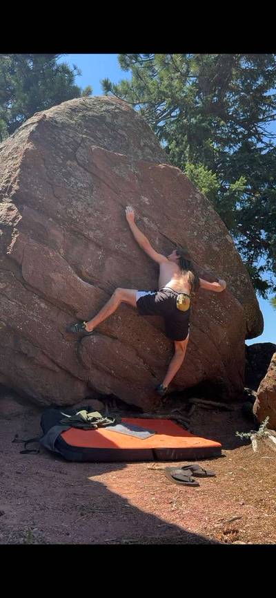 Right of Passage v4, Flagstaff Mountain, CO - Beta Video from Chris_Ol