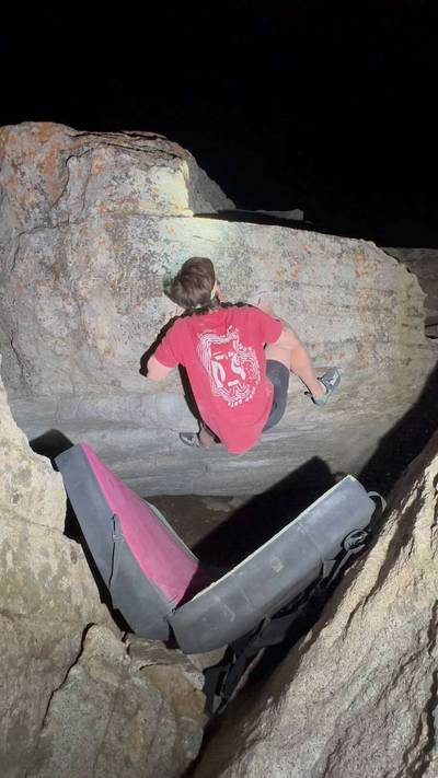 Cragger Rimjob v6, Little Cottonwood Canyon - Beta Video from JackieG