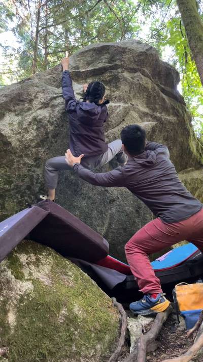Tyler's Cave v2, Squamish - Beta Video from ceefraan