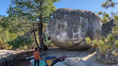 Trailside Arete v6, Black Mountain - Beta Video from nicholasludwig