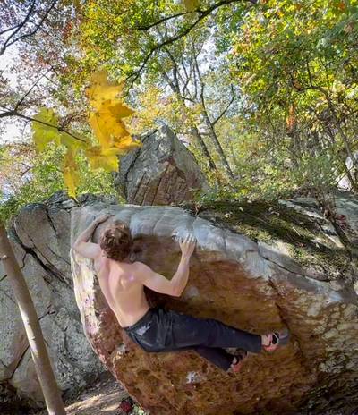 Spank The Baby v7, Stone Fort - Beta Video from climbmoder