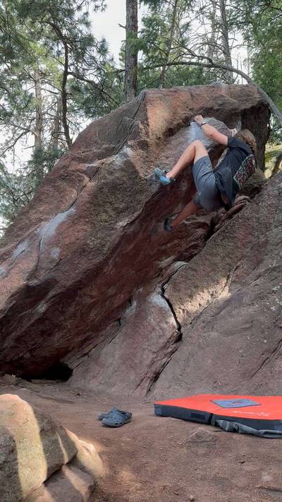 That Flakes It Direct v4, Flagstaff Mountain, CO - Beta Video from Chris_Ol