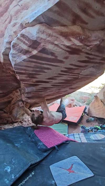 7 Fingers v9, Red Rock - Beta Video from Delaymybelay