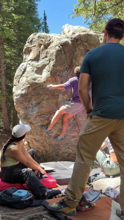 Chalk Block Left v4, Guanella Pass - Beta Video from slapthesloper