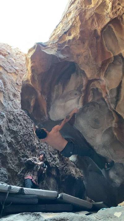 King Cobra v6, Hueco Tanks - Beta Video from slimthicc420
