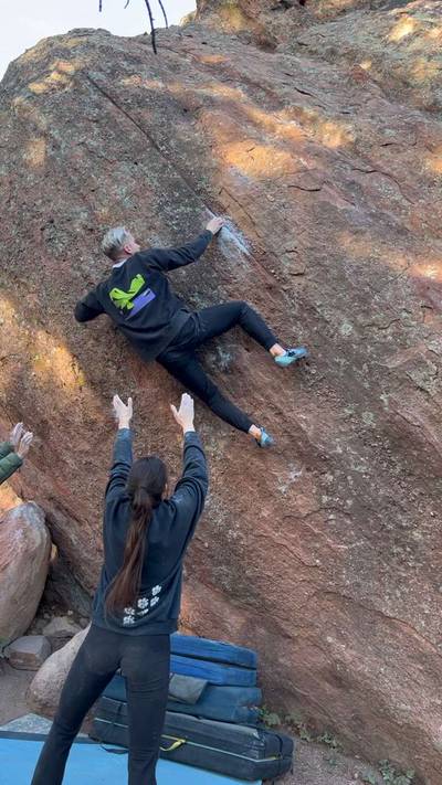 Hagan's Wall v5, Flagstaff Mountain, CO - Beta Video from Austin