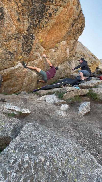 Chalk on Rock v8, Lincoln Lake - Beta Video from Badank27