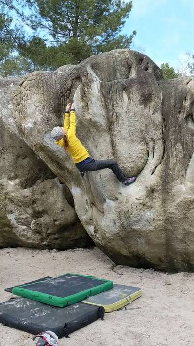 La Voie Michaud v5, Fontainebleau - Beta Video from Bonzilla