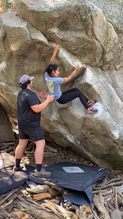 The Nose Left v4, Lake Tahoe - Beta Video from smol_mom