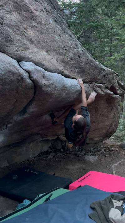 Man Eater Far Right v8, Rocky Mountain National Park - Beta Video from Chris_Ol