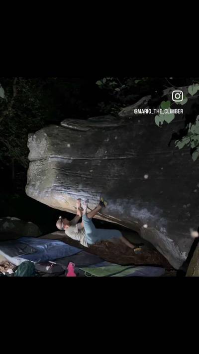 Slopers Malone v6, New River Gorge - Beta Video from MarioTheClimber