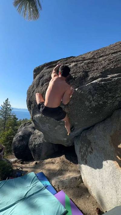 Bear Cave v4, Lake Tahoe - Beta Video from pierini1